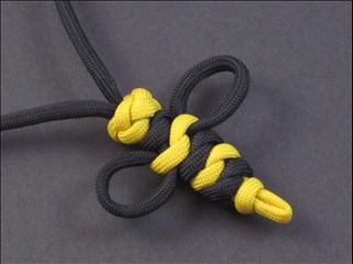 Paracord Bumblebee Necklace